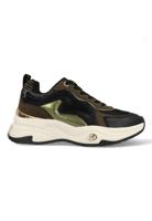 Mexx Sneakers Palma Ora MI001002653W-7100 Groen / Zwart-39 maat 39 - thumbnail