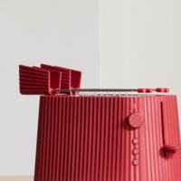Alessi Tostiklemmen voor Broodrooster Plissé - Rood - Michele de Lucchi - MDL08RA R - thumbnail