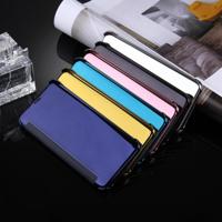 Voor Samsung Galaxy S8 / G9500 galvaniseren spiegel horizontaal flip lederen hoesje met slaap / wekker functie(zilver) - thumbnail