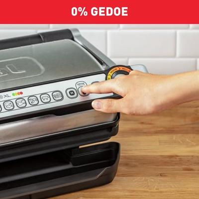 Tefal GC722D OptiGrill+ XL Grill RVS/Zwart