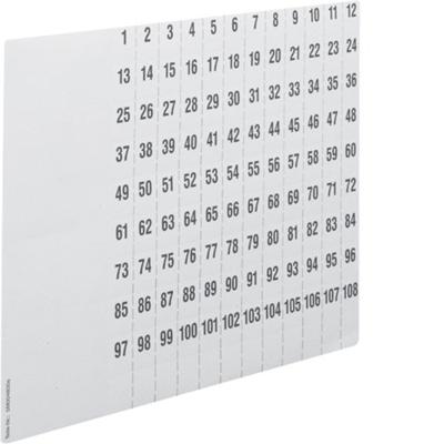 Hager ZZ90C Markeervellen Wit 1 stuk(s)