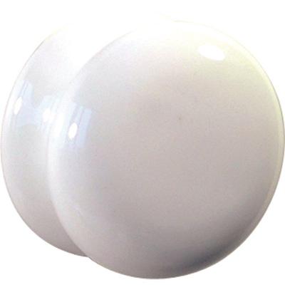 Commodeknop porselein 26mm wit