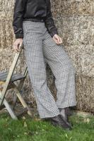 Elvira Casuals Trouser Maud E5 25-012 Broek 1036 Checked Green - thumbnail
