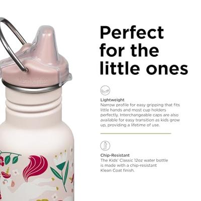 Klean Kanteen Kinder drinkfles met sippydop - leaping unicorns - 355ml