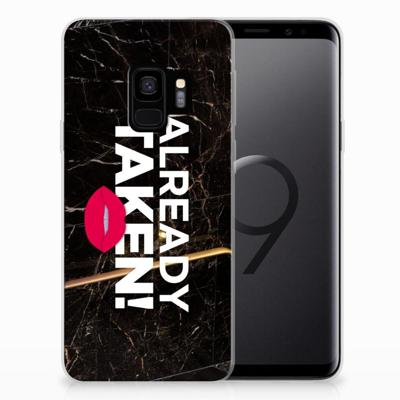 Samsung Galaxy S9 | Siliconen hoesje | met naam Already Taken Black