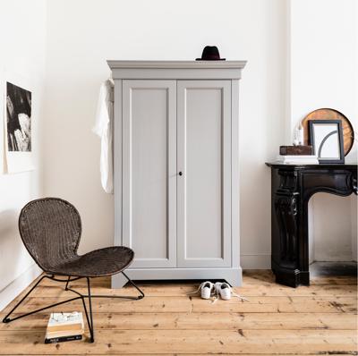 WOOOD Opbergkast 'Isabel', kleur Betongrijs