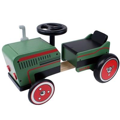 Houten loopwagen Tractor