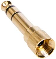 DeLOCK 65983 kabeladapter/verloopstukje 6.35mm 3.5mm Goud - thumbnail