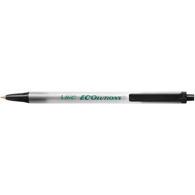 Balpen bic ecolutions m zwart | 50 stuks