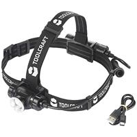 TOOLCRAFT TO-7838472 Hoofdlamp SMD LED werkt op een accu 1000 lm 5.5 h - thumbnail