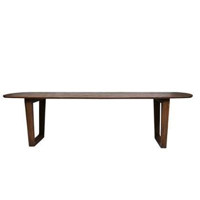 Livingfurn Deens Ovale Eettafel 'Cortez' Mangohout, 270 x 100cm