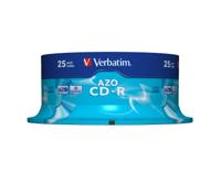 Verbatim CD Rohlinge Spindel. 25 Stuk crystal - thumbnail