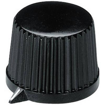 OKW A1313560 Draaiknop Zwart (Ø x h) 20 mm x 15.4 mm 1 stuk(s)