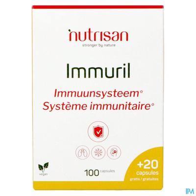 Immuril V-caps 100 + 20 Gratis Nutrisan