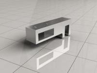 Xellanz glaskoppeling zijkant stabilisatiestang chroom - thumbnail