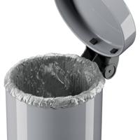 Hailo 0704-442 Solid S Pedaalemmer + 3L Gegalvaniseerde Binnenemmer Grijs - thumbnail