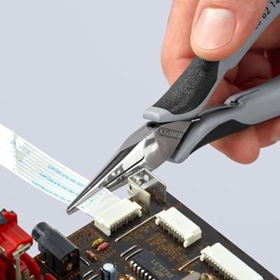 Knipex Elektronica-grijptang ESD | Doorgestoken scharnier | Meer-componentengrepen | Lengte 145 mm - 35 62 145 ESD Knipex Elektronica-grijptang ESD | Doorgestoken scharnier | Meer-componentengrepen | Lengte 145 mm - 35 62 145 ESD