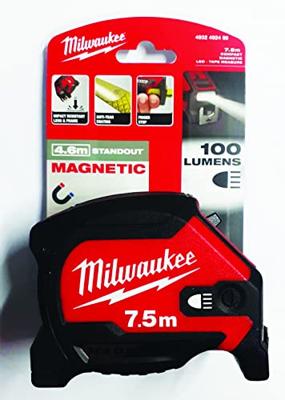 Milwaukee Accessoires rolmaat met led 7.5 m - 4932492469