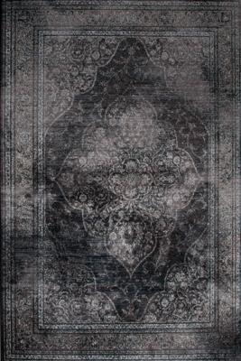 Dutchbone Vloerkleed 'Rugged' 200 x 300cm, kleur Dark