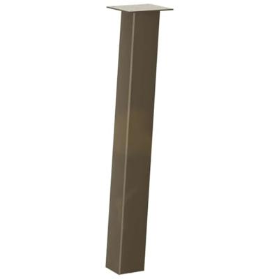 Console tafelpoten 4 st 72 cm staal naturel
