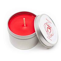 Natuurlijke Geurkaars in blik 1ste Chakra - Sandelhout - thumbnail