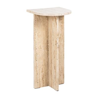 Richmond Bijzettafel 'Costello' Travertin, 26 x 26cm
