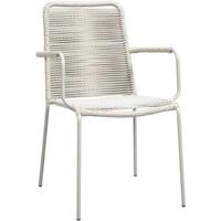 Stapelstoel Isola - metaal/rope zand - 85x53x64 cm - thumbnail