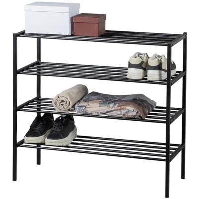 WOOOD Schoenenrek 'Ferro' Stapel van 2 stuks, kleur Zwart