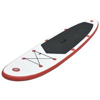 VidaXL Stand up paddleboardset opblaasbaar rood en wit - thumbnail