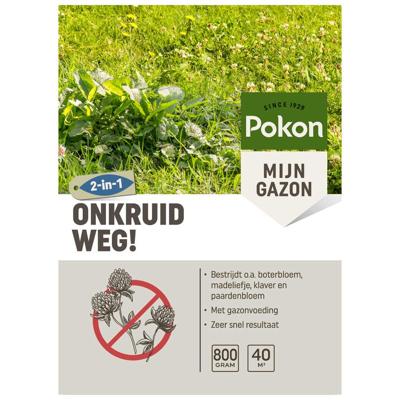 Pokon onkruid weg 40 m2 800 gr
