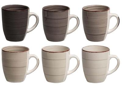 Studio Tavola Mokken - Vintage Loft - Set van 6 - 350 ml