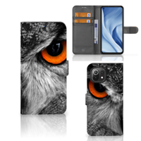 Xiaomi 11 Lite 5G NE | Mi 11 Lite | Telefoonhoesje | Met pasjeshouder | Uil - thumbnail