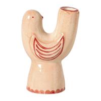 Kandelaar vogel - multikleur - 13x8.5x6 cm - thumbnail