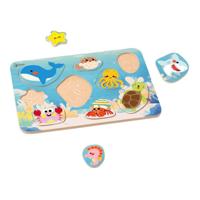 Classic World houten puzzel oceaan - 9st. - thumbnail