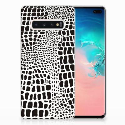 Samsung Galaxy S10 Plus | TPU Hoesje | Slangenprint