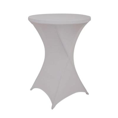 Tafelrok brasq voor statafel 80cm grijs