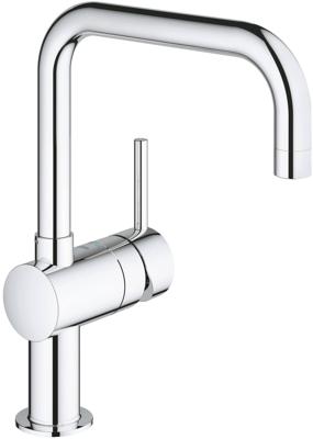GROHE Minta Keukenkraan - hoog - draaibare u uitloop - chroom 32488000 GROHE Minta Keukenkraan - hoog - draaibare u uitloop - chroom 32488000