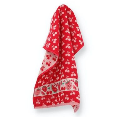 Bunzlau Castle - Handdoek 53x60cm Fruit rood (GOTS)