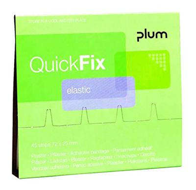 Plum QuickFix navulling voor pleisterautomaat, 45 elastische pleisters