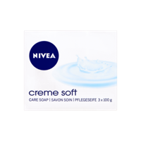 NIVEA Crème Soft Stuk zeep 100 g 3 stuk(s) - thumbnail