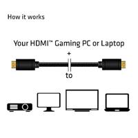 club3D HDMI Aansluitkabel HDMI-A-stekker, HDMI-A-stekker 15.00 m Zwart CAC-2314 4K UHD, Vlambestendig HDMI-kabel - thumbnail
