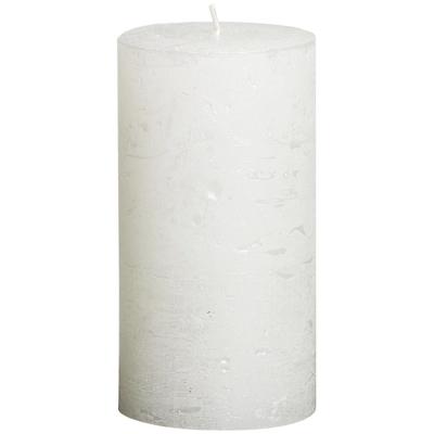 Bolsius Stompkaars Metallic Wit 130/68 mm Bolsius Stompkaars Metallic Wit 130/68 mm