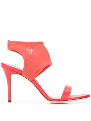 Giuseppe Zanotti Agnes neoprene sandals - ORANGE Giuseppe Zanotti Agnes neoprene sandals - ORANGE
