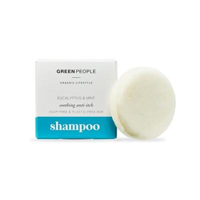 Green People Shampoo bar eucalyptus & mint 50 Gram Green People Shampoo bar eucalyptus & mint 50 Gram