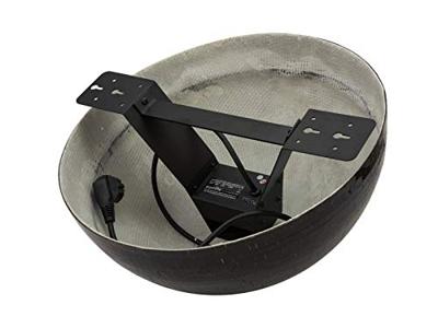 EUROLITE Half Mirror Ball 40cm black motorized - thumbnail