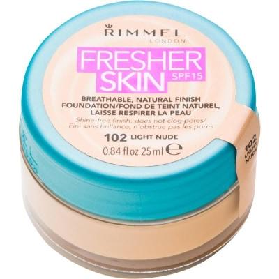 Rimmel Fresher Skin Foundation - 102 Light Nude