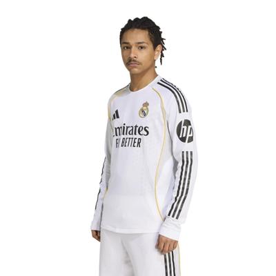 adidas Real Madrid Thuisshirt Lange Mouwen Authentic 2025-2026