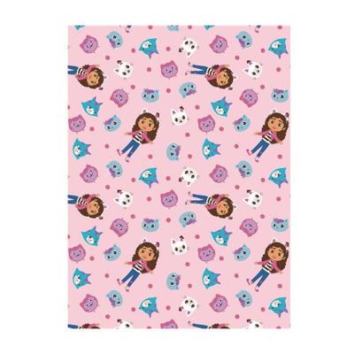 Gabby's Dollhouse fleece plaid 110 x 150 cm - polyester Gabby's Dollhouse fleece plaid 110 x 150 cm - polyester