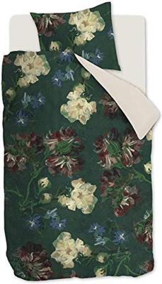 Beddinghouse Beddinghouse x Van Gogh dekbedovertrek Peonies zeegroen 140x200/220