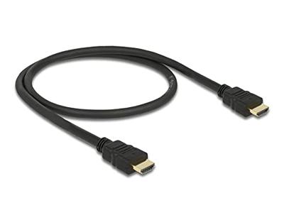 Delock 84751 Kabel High Speed HDMI met Ethernet - HDMI A male > HDMI A male 4K 0,5 m